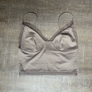 Urban Outfitters Brown Tank Crop Top